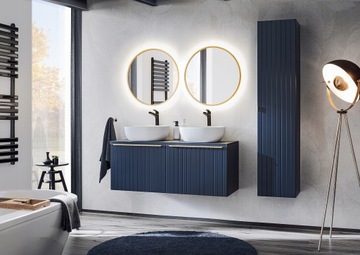Столешница для шкафа для ванной комнаты SANTA FE DEEP BLUE 160