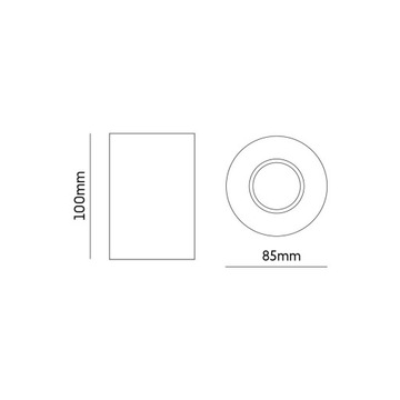 Накладной галогенный точечный светодиодный потолочный светильник GU10