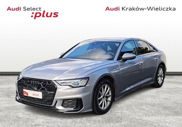 Audi A6 C8 Limousine Facelifting 2.0 45 TFSI 265KM 2024 Audi A6 Limousine Gwarancja 2029 265 KM S-Line Hak Radary Matrix 2-kpl kol