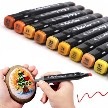 МАРКЕРЫ ДВУХСТОРОННИЕ, МАСЛЯНАЯ РУЧКА 168 ШТ. + СУМКА