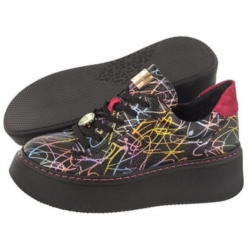 Buty Sneakersy Damskie Maciejka Czarne 06191-39