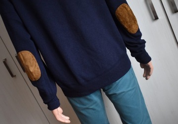 Sweter wełniany XL Burberrys wełna 100% ciepły XXL