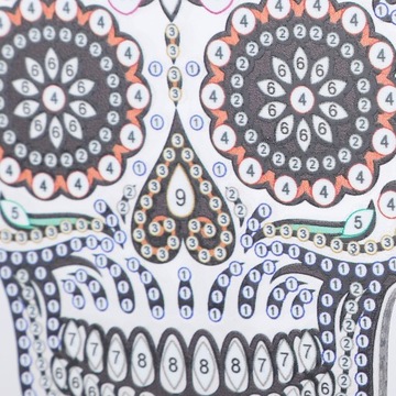 Akrylowa lampa do malowania diamentami DIY LED 7 kolorów Lampka nocna EE