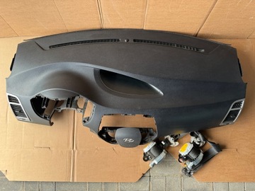 DESKA KONZOLA ULOŽENÍ AIRBAG PÁSY HYUNDAI I20 ORIGINÁLNÍ DEMONTÁŽ