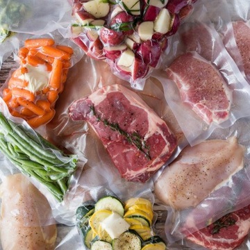ФОЛЬГА ДЛЯ ВАКУУМНОЙ УПАКОВКИ, РУКАВ 28 СМ, РУЛОН 6 М