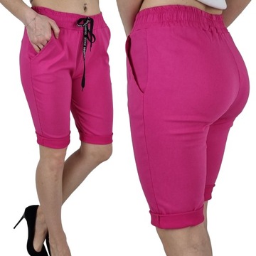 #DAMSKIE SPODENKI SZORTY GUMKA WIĄZANE LATO KOLORY