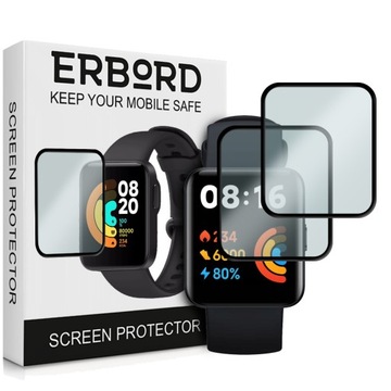 2x SZKŁO HYBRYDOWE DO XIAOMI REDMI WATCH 2 LITE + ZESTAW INSTALACYJNY