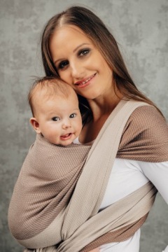 Тканый шарф LennyLamb - Herringbone Baby Caffe Latte