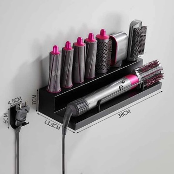 Подходит для настенной полки-сушилки Dyson Airwrap и держателя для бигуди