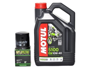 ZESTAW OLEJ MOTUL 5100 FILTR OLEJU CF MOTO 500 !