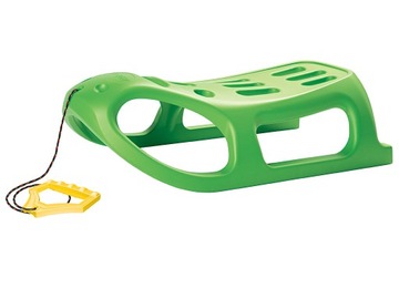 МАЛЕНЬКИЙ ТЮЛЕНЬ КРАСНЫЕ ПЛАСТИКОВЫЕ САНКИ