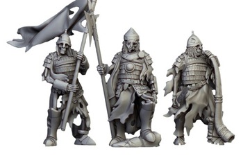 Skeleton Command Group - Highlands Miniatures