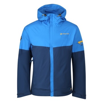ALPINE PRO Kurtka męska turystyczna wodoodporna 10000 Norem niebieski r.XXL