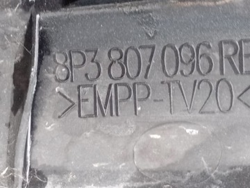 AUDI A3 8P 2003R- NÁRAZNÍK PŘEDNÍ HALOGEN LZ5C - KÓD LAK