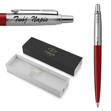 Długopis Parker Jotter czerwony GRAWER PREZENT w Etui