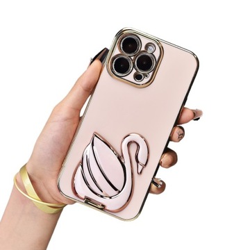 Powłoka Etui Na Telefon Łabędź Uchwyt Na Kobiety Dla IPhone XS
