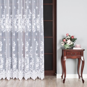 ЖАККАРДОВАЯ ШТОРА ПО МЕТРАМ С ЦВЕТАМИ, ВЫСОТА 250 СМ