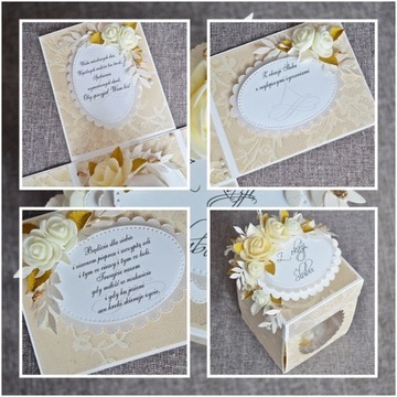 Большая КОРОБКА, 3D открытка, шкатулка, свадебный сувенир