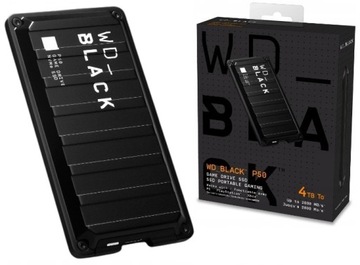 WD BLACK GAME DRIVE P50 4TB DYSK SSD DO GIER