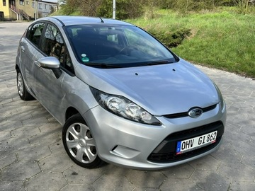 Ford Fiesta VII Hatchback 5d 1.25 Duratec 82KM 2010 Ford Fiesta Opłacony Benzyna Klima Grzane fotele