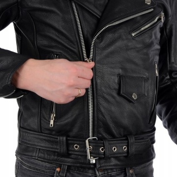 КОЖАНАЯ МОТОЦИКЛОВАЯ КУРТКА OZONE RAMONES БЕЗОПАСНЫЙ СТИЛЬ