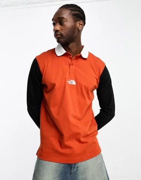 THE NORTH FACE KOSZULA POLO DŁUGI RĘKAW KONTRAST LOGO OCY NH2__XXL