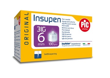 Igły do penów Insupen 31G 6mm - 100 szt.