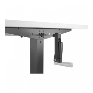 Регулируемая вручную рама стола с рукояткой