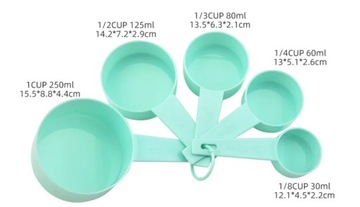 КУХОННЫЕ МЕРКИ X 10 ШТ. Набор кухонных мерных стаканов