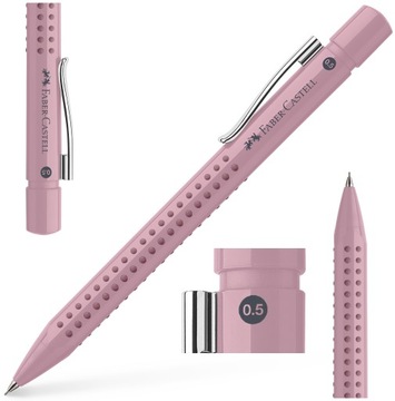 FABER-CASTELL Ołówek automatyczny na rysiki wkłady Grip 0,5 mm ROSE SHADOWS