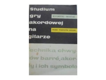 Studium gry akordowej na gitarze - K Sosiński
