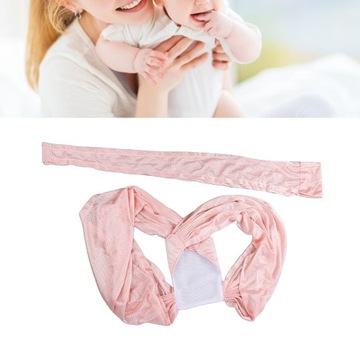 Детский ремешок-кенгуру размера L Розовый портативный эластичный рюкзак-кенгуру для новорожденных