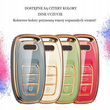 Skórzane etui Do Audi A6 A8 A3 brelok na kluczyk