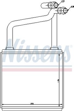 NISSENS 72031 NÁHRADA TEPLÁ TOPENÍ INTERIÉR