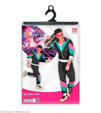 СПОРТИВНЫЙ КОСТЮМ 80-Х ЧЕРНЫЙ DISCO M спортивные костюмы