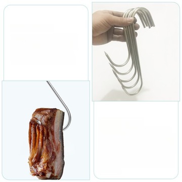 HACZYKI DO SPOTKANIA RZEŹNICZEGO WISZĄCE ZE STALI NIERDZEWNEJ