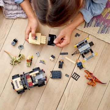 Klocki Jurassic World 76951 Transport pyroraptora