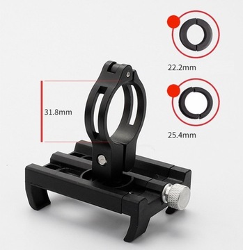 GUB 84 G-84 UCHWYT ROWEROWY NYLONOWY NA TELEFON KIEROWNICE LEKKI