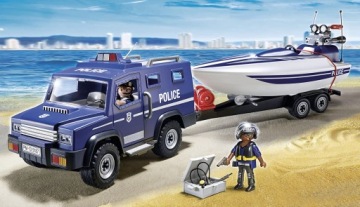 PLAYMOBIL 5187 ГОРОДСКОЕ ВНЕДОРОЖЬЕ С МОТОРНОЙ ЛОДКОЙ