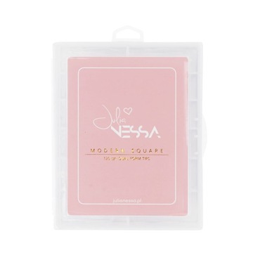 Górne formy do paznokci Julia Nessa Modern Square 120szt.