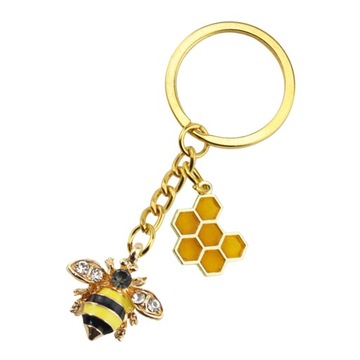 Key Hanging Prop Ring Honeycomb Rings Fob