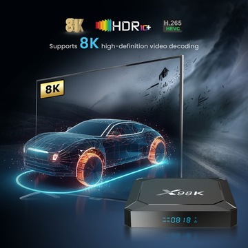 Медиаплеер X98K RK3528 с Android 13, сетевой декодер TVbox