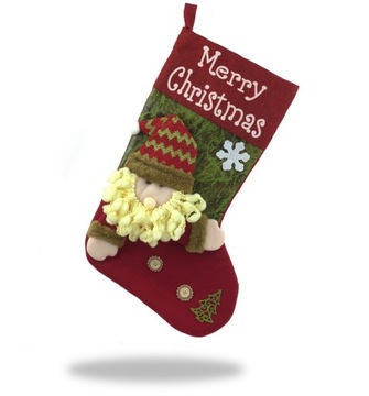 НАБОР 3 РОЖДЕСТВЕНСКИХ НОСКОВ ДЛЯ ПОДАРКОВ 3D XXL