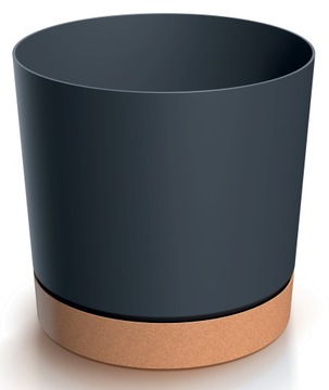 Doniczka TUBO PM z podst DPOD400 40 h37 - Antracyt