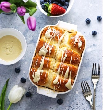 Wilmax жаростойкая ФАРФОРОВАЯ форма с ручками для запекания, 860 мл