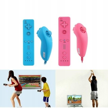 Для пульта дистанционного управления Motion Plus Nintendo Wii 2in1