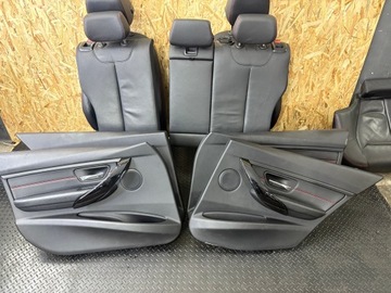 BMW 3 F30 SEDADLA POHOVKA BOKY KŮŽE KOMPLET