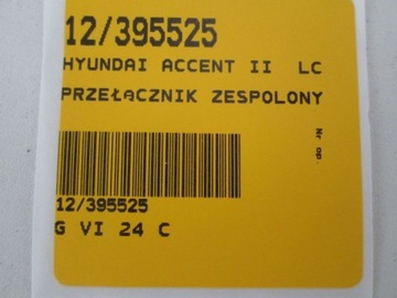 ACCENT II LC PŘEPÍNAČ KOMBINOVANÝ 93400-02202