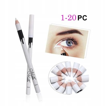 1-20 шт. новая белая подводка для глаз для макияжа, гладкая и легкая