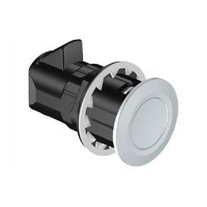 ZAMEK WCISKANY OKRĄGŁY CZARNY SOUTHCO